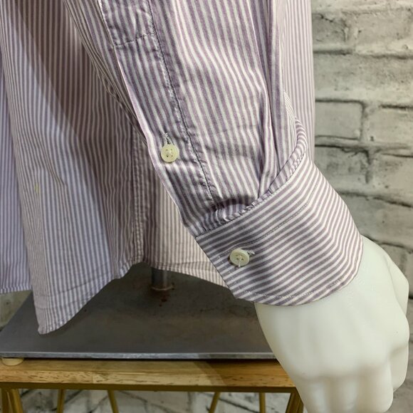 Canali 1934 Designer Striped Dress Shirt - Picture 4 of 13
